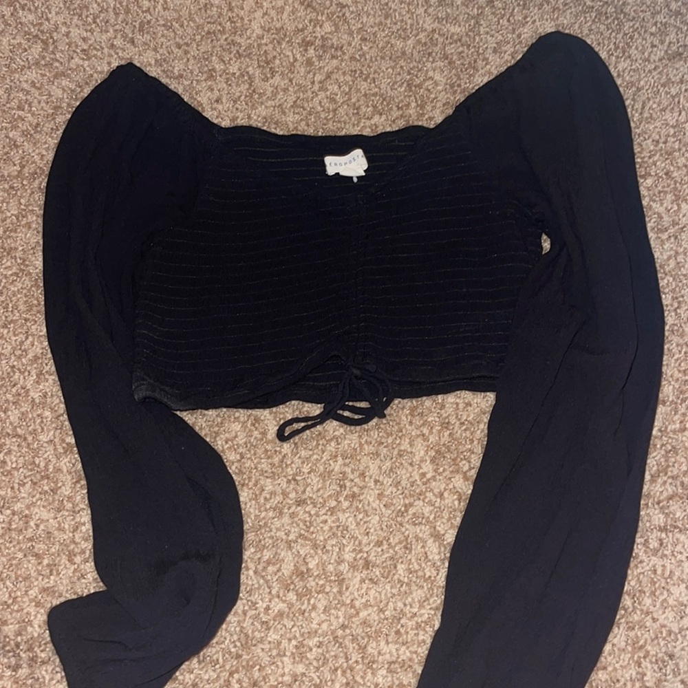 Aeropostale long sleeve crop top